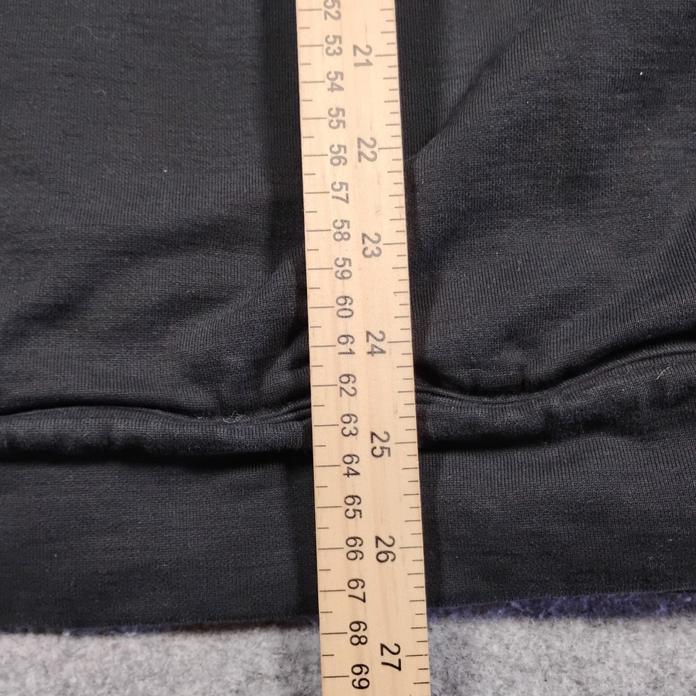 Helmut Lang Mens Black High Neck Double Zip Hooded Pullover Sweatshirt Large - Picture 8 of 11